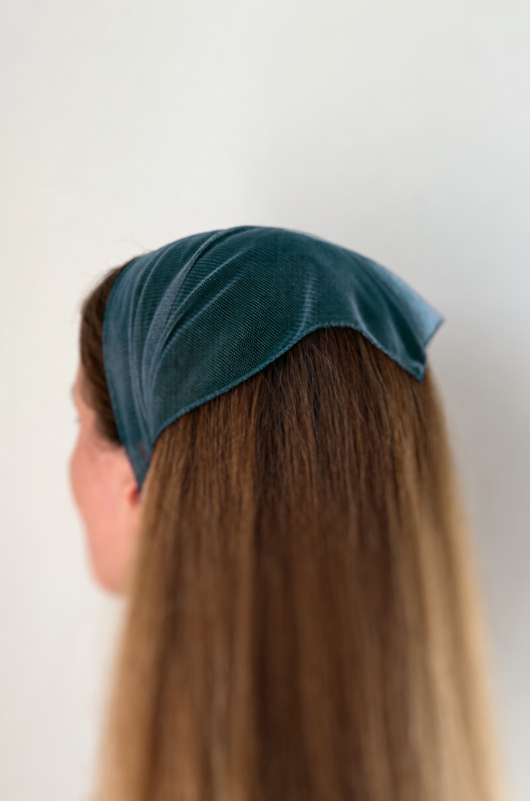 Batic Tulle fara Cordeluta, culoare Verde 58, pe cap