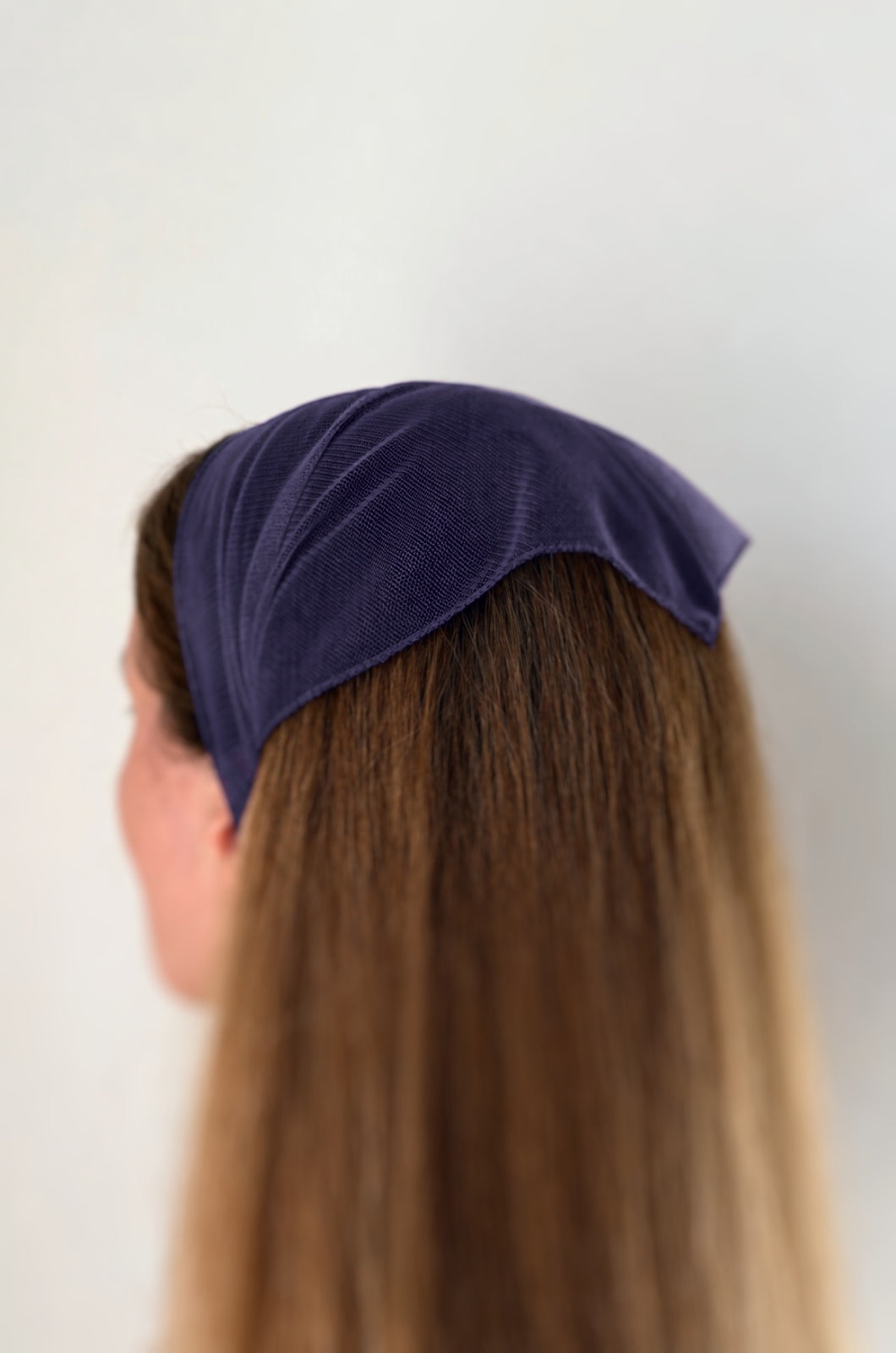 Batic Tulle fara Cordeluta, culoare Mov 64, pe cap