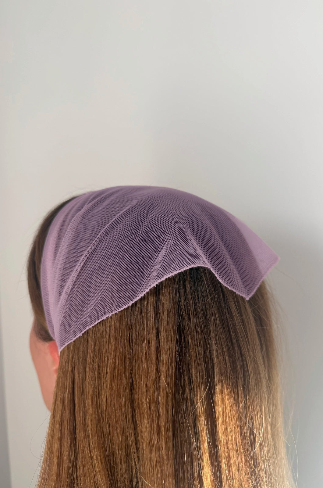 Batic Tulle fara Cordeluta, culoare Roz 70, pe cap