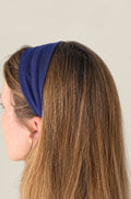 Cordeluta in mijloc Tulle, culoare Albastru Regal 56, pe cap